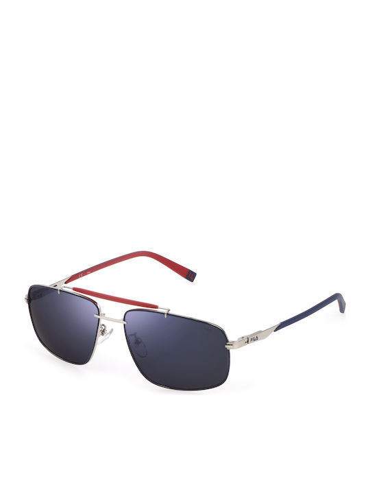 FILA Silver Sunglasses with Metallic Frame