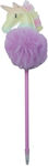 Pompom Pencil 3-color Littlies Unicorn Purple