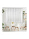 Eurofirany Curtain Window with Grommet Lucy White 400x150cm