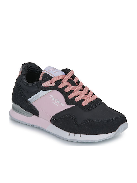 London Παιδικά Sneakers Μαύρα
