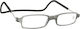 Clic Lesebrille +2.00 mit Magnet in Gray Farbe CSRGN200