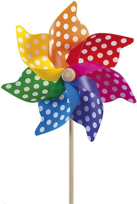 Jumpo Polka Dot Colorful Pinwheel 110x45cm