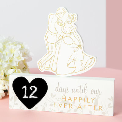 Disney Cinderella & Prinz Charming Countdown-Tafel