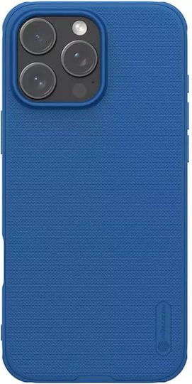 Nillkin Super Frosted Shield Pro Magnetic Umschlag Rückseite Kunststoff / Silikon Blau (iPhone 17 Pro Max / iPhone 17 Pro / iPhone 16 Pro Max)