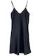 Cootaiya Sommer Damen Nachthemd Schwarz