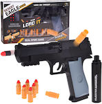 Shooting Gun With Foam Cartridges And Silencer Kids' Pistol 22cm