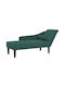 Recliner Catifea Verde L141xW55.5xH66.5cm