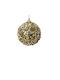 Hängendes Kugel Ornament Ornament Gold mit Pailletten 8cm