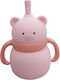 Παγούρι Σιλικόνης Λαβές 200ml Toddler Pink Pig 32116000008