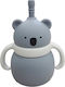 Παγούρι Σιλικόνης Λαβές 200ml Toddler Grey Koala 32116000021