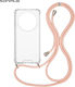 Sonique Armor Clear Silicone Case with Cord for...