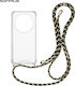 Sonique Armor Clear Silicone Case with Cord for...