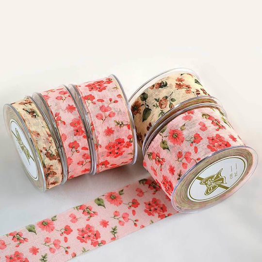 Polyester Blumenband 1,3cm 25 Meter T664/1