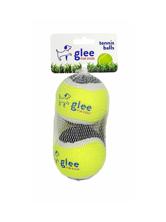 Jucărie pentru câini Glee Minge de tenis 7,5cm 2 bucăți
