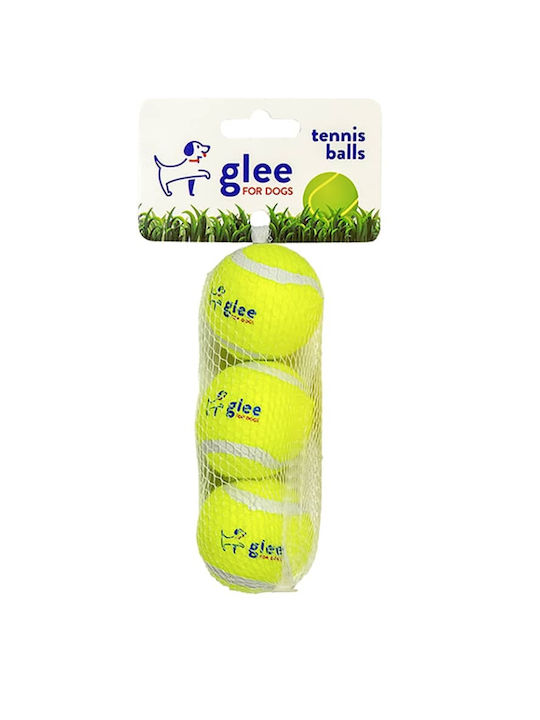 Играчка за куче Glee Тенис топка 4см 3 броя