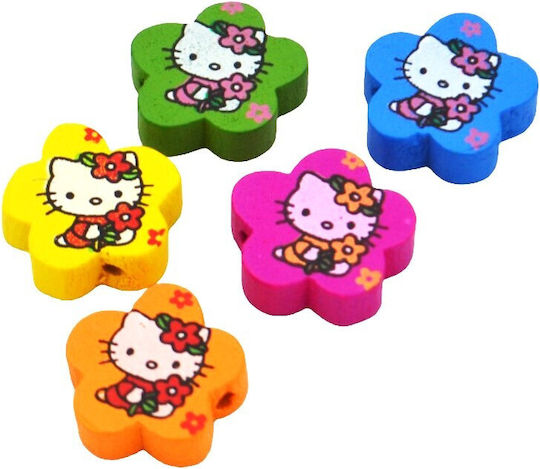 Ξύλινα Στοιχεία Hello Kitty 20mm 20τμχ 14-16