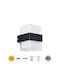GloboStar Empire Wall-Mounted Outdoor Spot Light LED IP65 10W with Warm White Light Double Beam