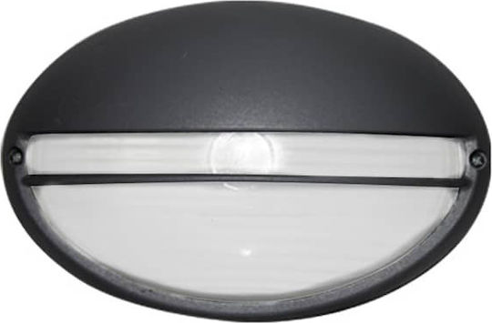 Aca Επιτοίχια Χελώνα Εξωτερική E27 IP45 22x10x15εκ.
