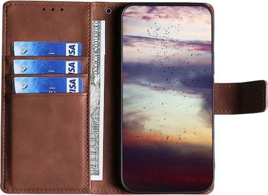 Book Piele / Piele artificială / Silicon Maro (Galaxy A5 2017)