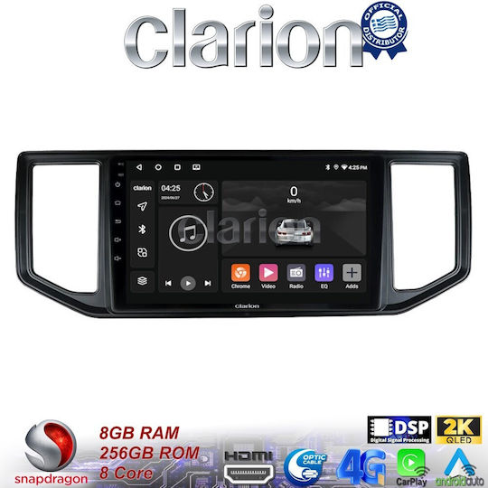 Clarion Sistem Audio Auto pentru Volkswagen Artizan 2017> (Bluetooth/USB/WiFi/GPS/Apple-Carplay/Android-Auto) cu Ecran Tactil 10"