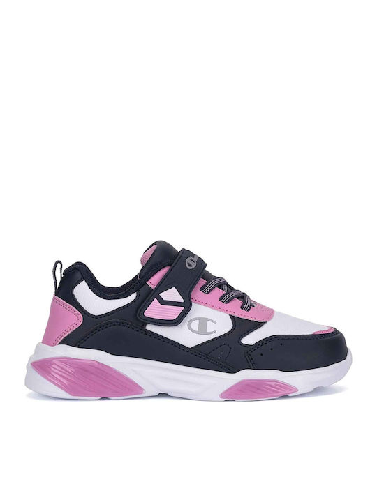 Wave Pu Low Cut K Αθλητικά Παιδικά Παπούτσια Running με Σκρατς Ροζ