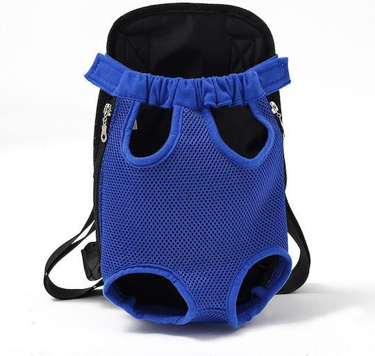 Blauer Hunde-Katzen-Brust-Rückenträger S P23-33cm S Bis zu 30cm, P10cm, Gewicht 1,5-2,5kg