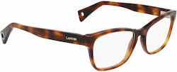 Lanvin Damen Acetat Brillengestell Braun