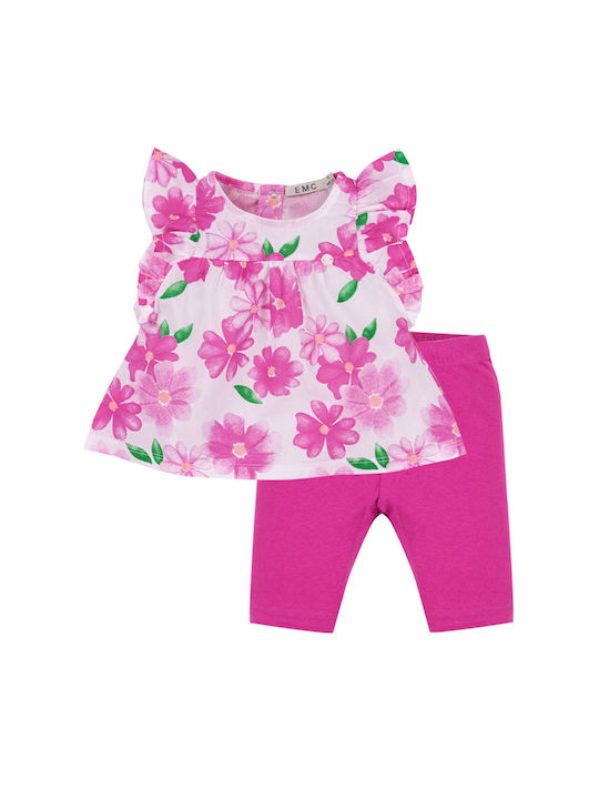 EMC Kids Set with Leggings Summer 2pcs Fuchsia