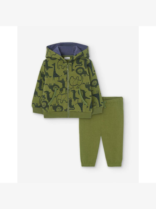 Losan Kids Sweatpants Set Khaki