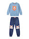 Kids Sweatpants Set BLACK 2pcs Save The Wild Life