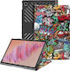Techsuit Flip Cover Mehrfarbige Lenovo Tab Plus