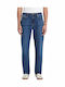 Men's Jeans Pants With Relaxed Straight Fit Blue