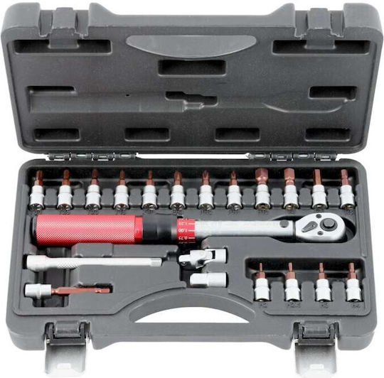 Quatros Δυναμόκλειδο Καρέ 1/4" Ροπής 25-25 Nm