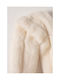 Evita Kids Fur Coat White