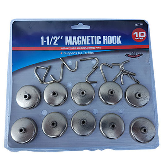 Magnetic Hooks 10pcs Φ35 3.5kg Hangers 00871