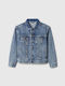 Kids' Denim Jacket Short Medium Wash Icon