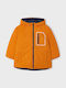 Kids' Casual Jacket Double Sided with Hood Orange