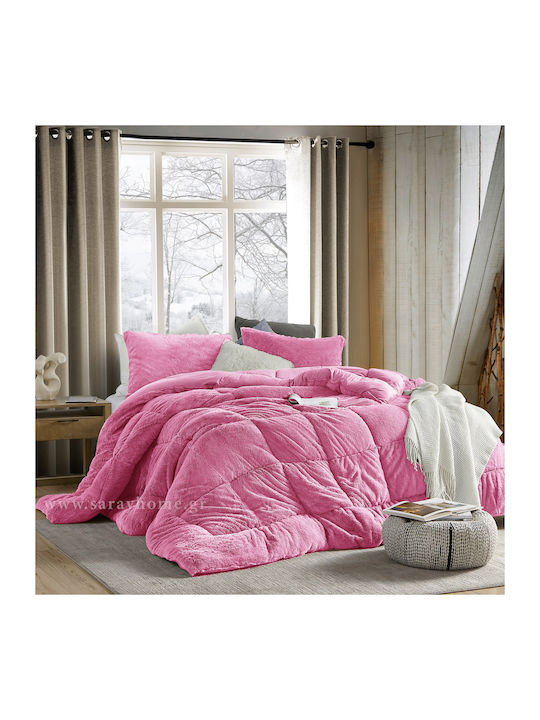 Saray Home Duvet Cover Queen 220x240cm Helsinki Pink 300 GSMGsm