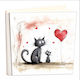 Албум My Album Cat 01 Boho Style Оризова Хартия 24x24см Кутия за Албум 40 Страници