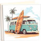 Άλμπουμ My Album Van Camper Boho Style Ριζόχαρτο 24x24cm Κουτί Άλμπουμ 40 Σελίδες