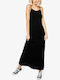 Sommer Midi Damenkleid Schwarz