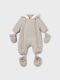 Mayoral Baby Bodysuit for Outing Tabac Brown