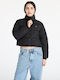 Tommy Hilfiger Crop Essential Women's Short Puffer Jacket for Winter Black