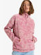 Live Out Loud Women's Long Sleeve Sweater with Zipper Purple
