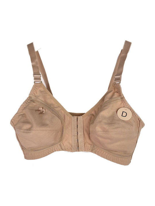 Bra without Padding without Underwire Beige