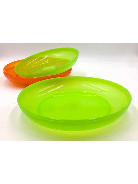 HS Aqua Plate Soup Plastic Green 1pcs 5203301000679