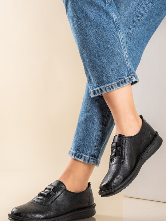 The Shoemart Damen Slip-Ons Schwarz