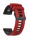 Gummi-Armband Rot 22mm
