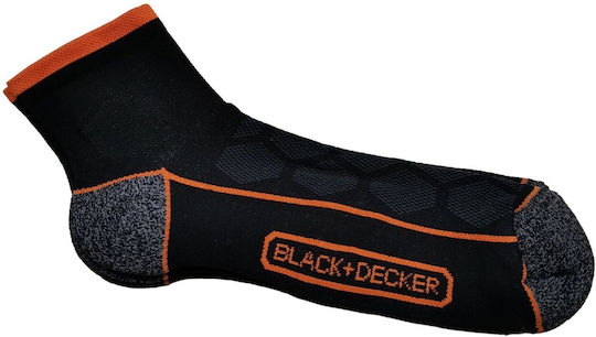 Black & Decker Κοντές Κυνηγετικές Κάλτσες Βαμβακερές σε Μαύρο χρώμα