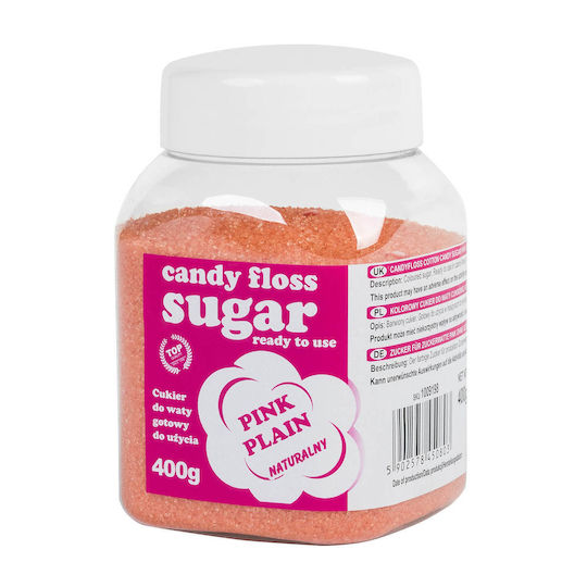 Colorful Cotton Candy Sugar Pink Natural Cotton Candy Flavor 400g